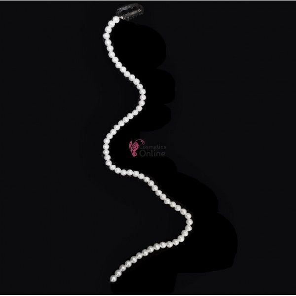 Accesoriu pentru par cu clips PRL01EE cu un sirag de perlute albe